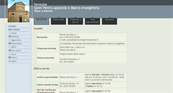 Desktop Screenshot of parrocchiapieveanievole.it